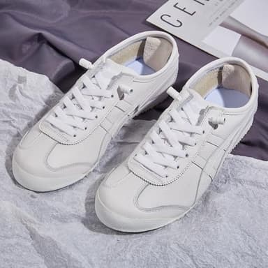 AOLLRUIRLL Elastic Shoe Laces for Sneakers, No Tie Shoelaces for Adults and Kids White - Image 4