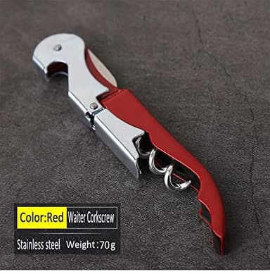 Professional Waiter Corkscrew Wine Openers Set, Heavy Duty Stainless Steel Hinges Wine Key for Restaurant Waiters, Sommelier, Bartenders - Image 3