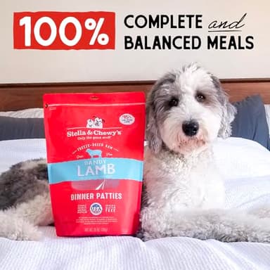 Stella & Chewy's Freeze-Dried Raw Dinner Patties - Dandy Lamb Recipe - High Protein Grain-Free Puppy & Dog Food - Perfect For Picky Eaters - 25 oz - Image 10