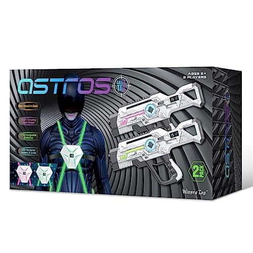 Laser Tag Rechargeable, Lazer Tag Game Set of 2 for Kids Indoor & Outdoor Play, Gift Ideas for Kids Teens and Adults, Cool Toys for Teenage Ages 8 9 10 11 12+Year Old Boy & Girls - Image 1