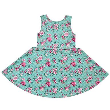 Jxstar Girls Dress 4-6x Angel Blue 120 - Image 3