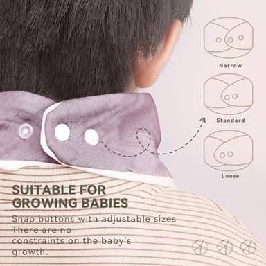 Wrrernsin Muslin Baby Bibs for Unisex Boys Girls, 10pack Cotton Drool, Adjustable Bandana Bibs for Drooling and Teething - Image 4