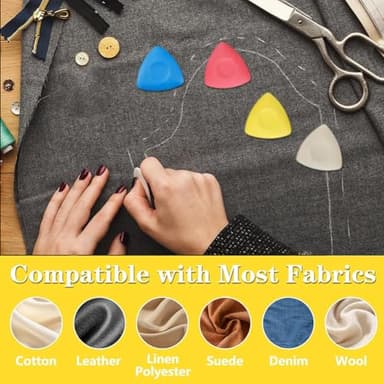Tailors Chalk 4pcs,Sewing Fabric Chalk and Fabric Markers for Quilting, Craft,Sewing Supplies Accessories - Image 5