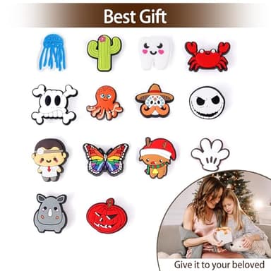 Lot of 30,50,100 pcs Random Shoe Charms - Perfect Gifts for Girls and Boys - Fun Shoe Accessories for Children (30) - Image 5