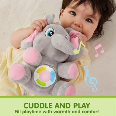 JOYIN Musical Elephant Plush Baby Toy, Stuffed Animal with Music & Light, Baby Musical Soft Plush Toys for Infant Babies, Christmas Birthday Gifts for Boys and Girls 6+ Months - Image 4