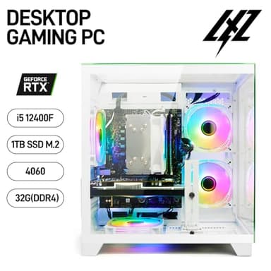 Gaming Desktop PC Intel 13th Gen i5-13400F 10-Core | RTX 3050 | 6GB DDR4 RAM | 1TB NVMe SSD | High-Performance Tower Computer for Gaming, Home & Office (White) - Image 4