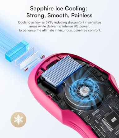 INIA Laser Hair Removal with Ice-Cooling Care for Women and Men, HAUTE Pro Painless at-Home IPL Hair Remover for Coarse Hair in Bikini and All Body Areas, Latest Generation for Effective Results - Image 6