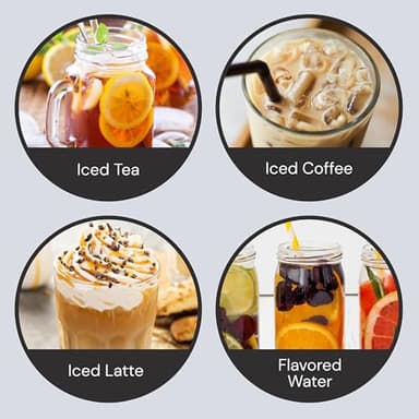 Homecraft 3-Quart Iced Coffee and Tea Maker with Filter Basket, Flavor Enhancer, Adjustable Brew Strength, Black - Image 6