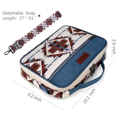 Montana West Bible Covers for Women Men with Leather Bookmark Carrying Book Case Church Bag Outdoor Protective - Image 4