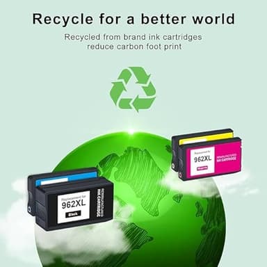 962XL Ink Cartridges for HP 962XL Ink Cartridges Combo Pack Work for HP Officejet Pro 9015e 9010 9025e 9015 9025 9018e 9025e 9020 Printer for HP 962 (4 Pack) - Image 6