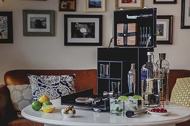 LEGACY - a Picnic Time brand, Hamilton Bartender Kit, Cocktail Set, Portable Bar Case with Cocktail Shaker Set, (Black) - Image 10