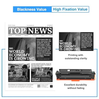 045 045H Black Toner Cartridge Compatible Replacement for Canon 045 045H CRG-045H MF634 Color ImageCLASS MF634Cdw MF632Cdw LBP612Cdw MF632 Printer Ink (Black, 1-Pack) - Image 5