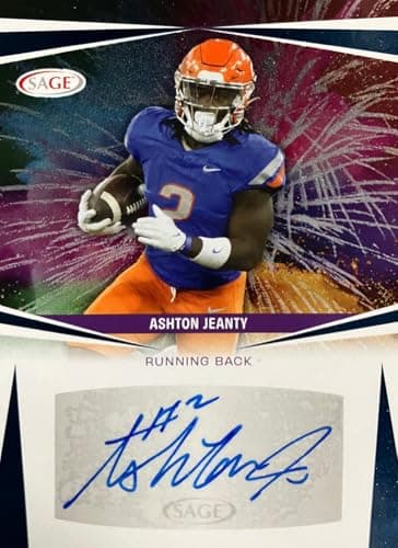 2025 Sage Football Draft Picks Series Blaster Box of Packs with 3 GUARANTEED AUTOGRAPHS and Rookie Cards Possibly Carson Beck, Drew Allar, Cam Ward and Many Others - Image 8