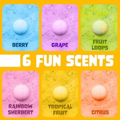 Easter Bath Bombs for Kids with Surprise Toys Inside (6 Pack) - Easter Basket Stuffers for Boys and Girls - Large Spring Bubble Bomb, Made in USA, Incredible Fragrances & Colors by Two Sisters - Image 3