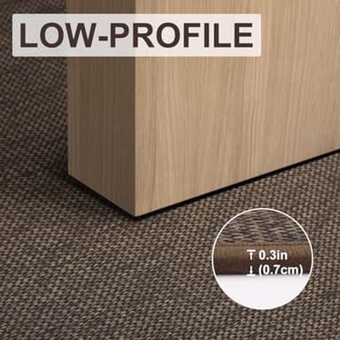 LEKEEPGO Door Mat 17"x29", Non Slip Door Mat Indoor Entrance, Rubber Backing Indoor Door mat Washable Absorbent Low-Profile Doormat Front Entryway Entry Resist Dirt Inside Door Mats, Brown - Image 6