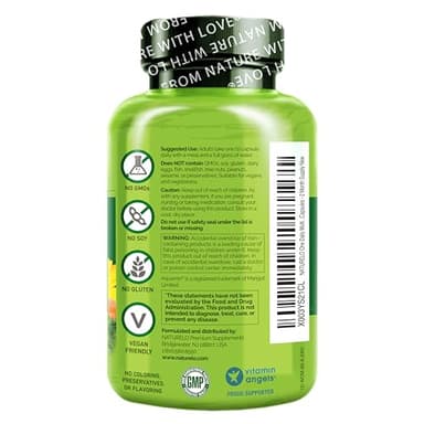 NATURELO One Daily Multivitamin for Women w/Vitamin B12, 60 Ct, Energy Support, Whole Food Daily Women Multivitamin Supplement, Nourish Hair/Skin/Nail, Non-GMO, No Soy, Gluten Free, 2 Month Supply - Image 8