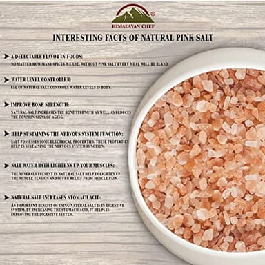 Himalayan Chef Himalayan Pink Salt, Coarse Grain, Refill Grinders - 2 Pound (Pack of 6) - Image 8