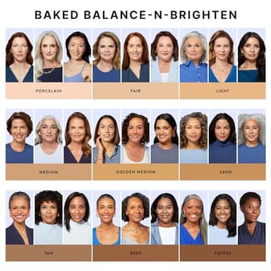 LAURA GELLER NEW YORK Award-Winning Baked Balance-n-Brighten Color Correcting Powder Foundation - Golden Medium - Buildable Light to Medium Coverage - Demi-Matte Natural Finish - Image 8
