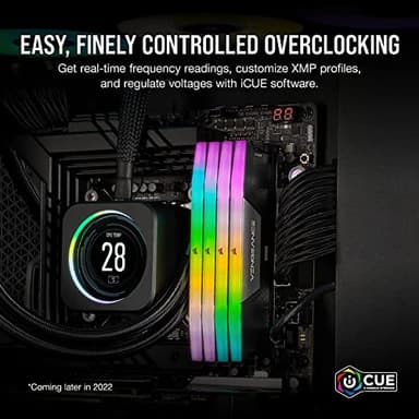 CORSAIR VENGEANCE RGB DDR5 RAM 64GB (2x32GB) 6000MHz CL30 Intel XMP iCUE Compatible Computer Memory - Black (CMH64GX5M2B6000C30) - Image 5