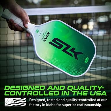 Selkirk Sport SLK Evo Hybrid XL Pickleball Paddle by Selkirk Sport | C7-Flex Hybrid Fiberglass Pickleball Paddle Face with Spinflex Surface and Rev-Hybrid Polymer Core | Hybrid Green XL - Image 3