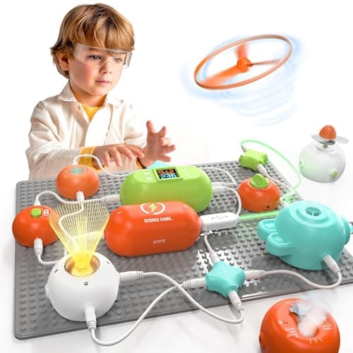 Science Kits for Kids - STEM Kits for Kids, Electronics Exploration Kit, Over 420 Projects, 35 Circuit Parts, STEM Educational Toy Gifts for Kids Boys Girls Ages 3 4 5 6 7 8 9 10 11 12 - Image 1