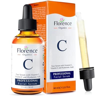Vitamin C Serum For Face – Anti-Aging Facial Serum with Vitamin C, Hyaluronic Acid, Niacinamide, B5 & Vit E. Brightening Facial Essence for Dark Spots, Fine Lines, Wrinkles & Glowing Skin, 2 Fl Oz - Image 1
