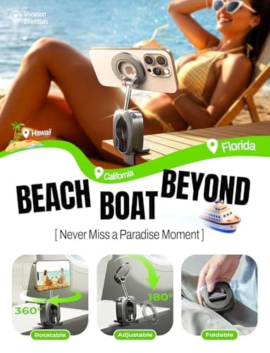 LISEN Airplane Gadgets Travel Europe Vacation Essentials Phone Holder for iPhone 17 MagSafe Travel Accessories Long Flight Must Have Toddler Mini Travels Essentials Kids Women Cruise Essentials - Image 8