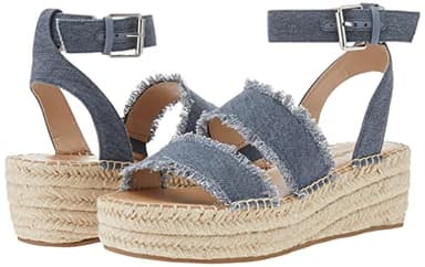 The Drop Women's Listilla Espadrille Wedge Sandal, Chambray, 8.5 - Image 6