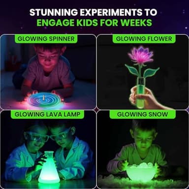 Smartivity Glow Magic Science Kit for Kids Ages 6-7-8-9-10-11-12 Years | 20 Amazing Science Experiments I Birthday Gifts for Boys & Girls | STEM Kit Toy for 6-12 Years Old - Image 3