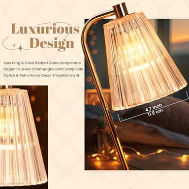 Marycele Candle Warmer Lamp with Timer Dimmer, Wax Melt Warmer with 2 Bulbs for Jar Candles, Graduation Birthday Gifts for Mom Women Sister Friend, Housewarming Gifts for New Home Room Office Decor - Image 9