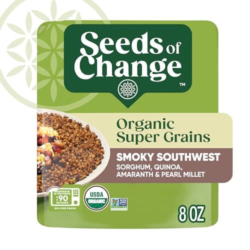 SEEDS OF CHANGE Organic Super Grains Smoky Southwest Side Dish, 8 oz Pouch (6 Count Case) - Image 1