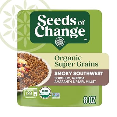 SEEDS OF CHANGE Organic Super Grains Smoky Southwest Side Dish, 8 oz Pouch (6 Count Case) - Image 1