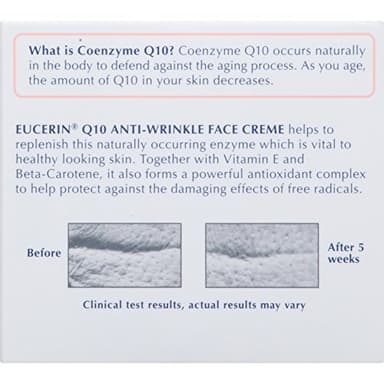 Eucerin Q10 Anti-Wrinkle Face Cream, Unscented Face Cream for Sensitive Skin, 1.7 Oz Jar - Image 16