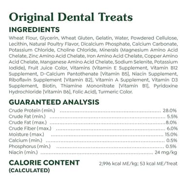 Greenies Original Teenie Dental Dog Treats, 36 oz. Pack (130 Treats) - Image 5