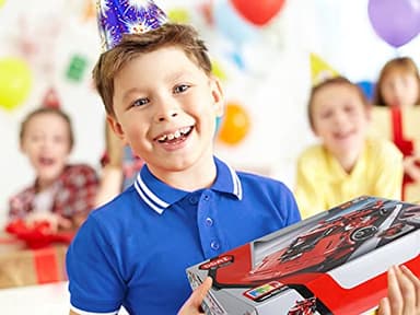 RC Toy Best Birthday Gifts for Age 6 7 8 9 10 11 12 Years Old Kids Boys Girls 2 in 1 Remote Control Racing Car Building Blocks 351 Pcs DIY Building Kits Engineering Construction Toy - Image 3