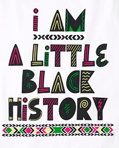 The Children's Place Unisex Adult Short Sleeve Graphic T-Shirt, Black History- Adult, Medium US - Image 2