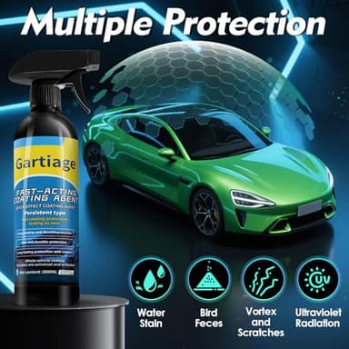 Gartiage Quick Effect Coating Agent for Car, Car Coating Spray, Car Wax Ceramic Coating Spray, Spray Wax for Cars (1PCS) - Image 2