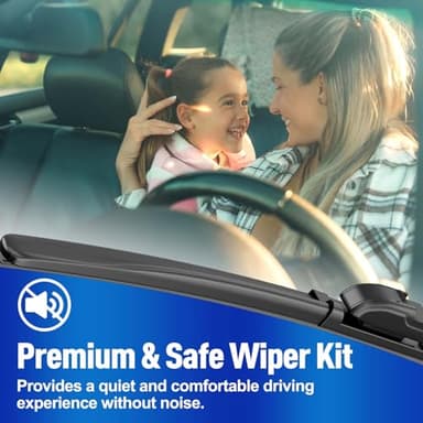 Rear Windshield Wiper for Acura MDX 2014-2024, Streak-free OEM Back Wipers Blades, 14" Window Blade Replacement Assembly - Image 3