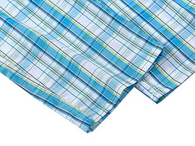 MoFiz Men's Pajama Pants,Cotton Sleep Lounge Bottom Pant Comfortable Plaid Woven Pj's Pants 3pack(D,Large - Image 5