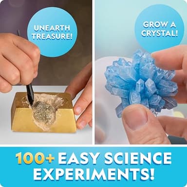 National Geographic STEM Science Kit - 15+ Experiments, Crystal Growing, Volcano Kit, Dig Kits & Gemstones for Kids - Amazon Exclusive - Image 3