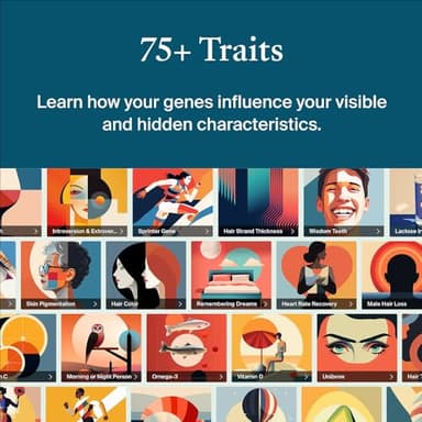 AncestryDNA + Traits Genetic Test Kit: Personalized Genetic Traits, DNA Ethnicity Test, Origins & Ethnicities, Complete DNA Test, Ancestry Reports - Image 4