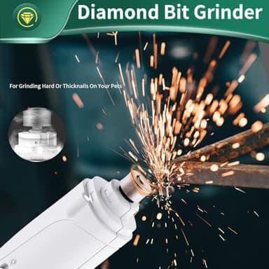 CATPICK 2-in-1 Cat Nail Clippers & Dog Nail Clippers Trimmers for Large Medium Small Dogs Cats Claw Trimmer Quick Sensor and Safety Guard USB Rechargeable with 2 LED Lights Dogs Nail Trimmer - Image 8