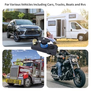 Battery Disconnect Switches 12V/24V, Heavy Duty Battery Shut Off Switch, Quick Disconnect Battery Cut Off Universal Switch for Automotive, Rv and Boat(1 Pack) - Image 5