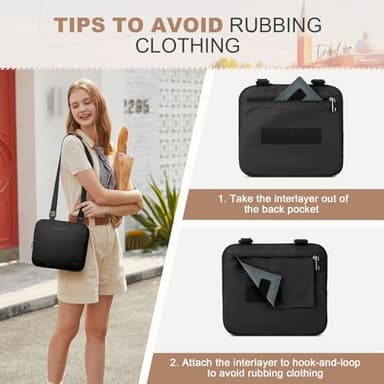 Maelstrom Travel Backpack for Women Men,35L Laptop Backpack Fits 17-Inch Laptop,Waterproof Carry On Backpack for Airplanes with Detachable Crossbody Bag&Shoe Compartment,Black, Large - Image 2