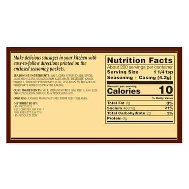 LEM Products Backwoods Pepper Snack Stick Seasoning Kit, Ideal for Wild Game and Domestic Meat, Seasons Up to 20 Pounds of Meat, 1 Pound, 13.5 Ounce Package with Pre-Measured Cure Packet Included - Image 2