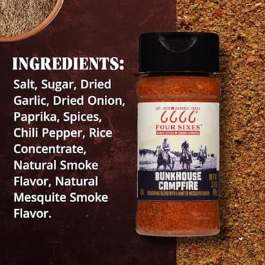 6666 Four Sixes Bunkhouse Campfire Seasoning, 6 Ounce - Image 3