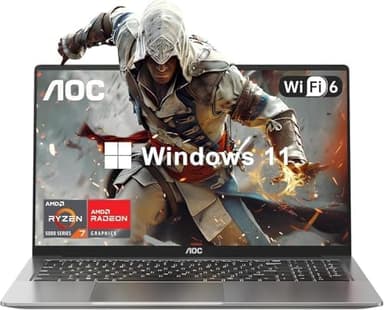 2025 AMD Laptop Computer with Ryzen 7 5700U (8C/16T, Up to 4.3GHz) Ryzen Laptop With Radeon RX Vega 8 Graphics Laptop 16GB RAM 512GB NVMe SSD, Win 11, 16.1 FHD Display, WiFi 6,53Wh Battery,HDMI,Webcam - Image 1
