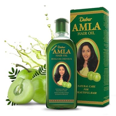 Dabur Amla Hair Oil - Nourishing Indian Oil for Men & Women, for Healthy, Moisturized Hair and Scalp (300ml) - Image 1