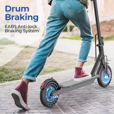 Electric Scooter, 8.5" /10" /14" Tire, 16/19/22 Mph Top Speed, 16/22/27/28/49 Miles Long Range, Folding Escooter for Adults and Teens with Dual Braking,Dual Suspension, App - Image 6