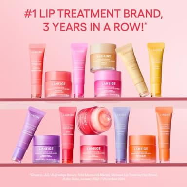 LANEIGE Lip Glowy Balm, Grapefruit: Sheer Tinted Lip Moisturizer with Shea Butter, for Hydrating Shine & Soft Lips - Image 7